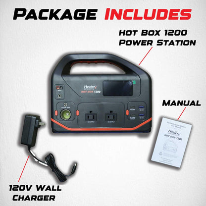 Heater Hot Box 1200 Portable Power Station HS1200