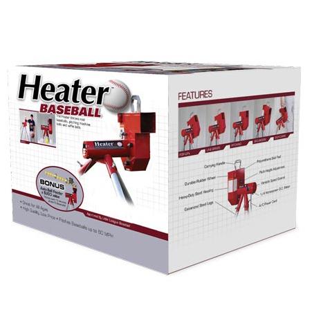 Heater Sports Real Baseball Pitching Machine with Auto Ball Feeder