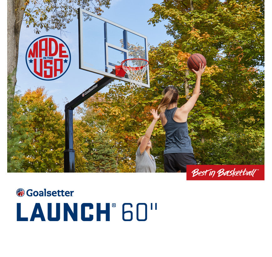 Goalsetter Launch Series 60" In-Ground Basketball Hoop
