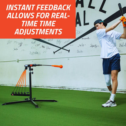 Power Hitter Baseball Swing Trainer Batting Tee