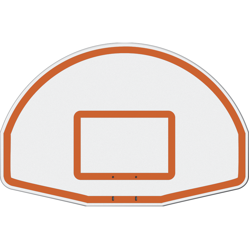 Jaypro Aluminum Fan Backboard (56"W x 36"H) (Outdoor) ALB-24BT
