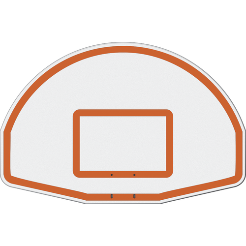 Jaypro Aluminum Fan Backboard (56"W x 36"H) (Outdoor) ALB-24BT