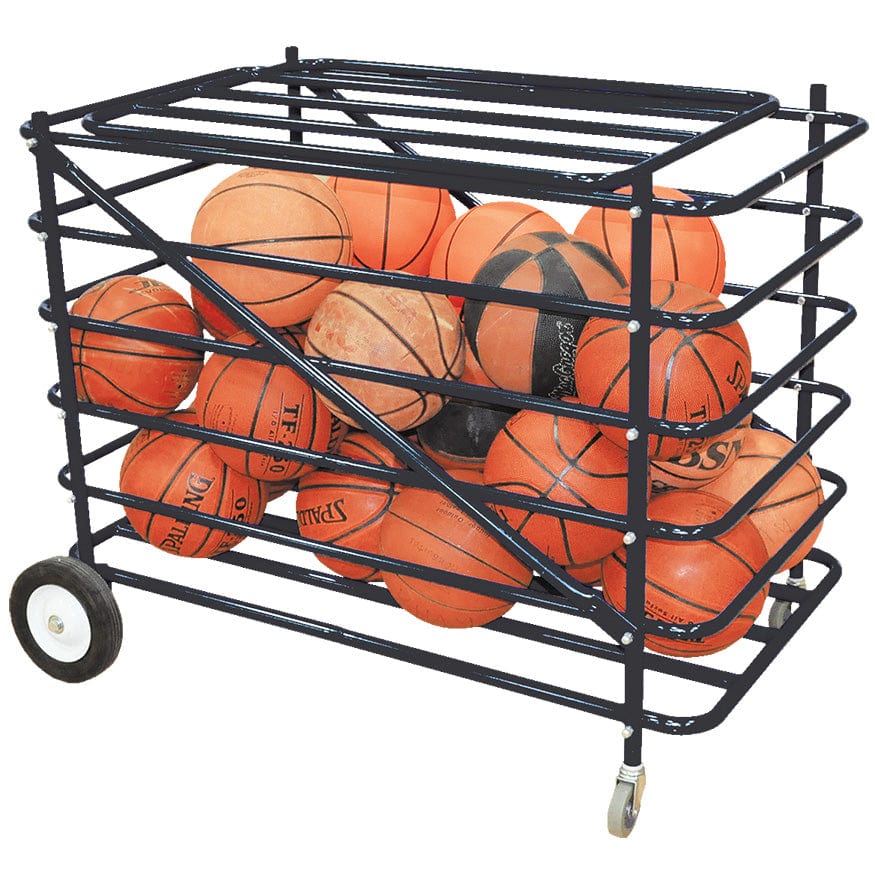 Jaypro Atlas Series Double Ball Carrier W/ Mesh Hamper Insert BBABL-2
