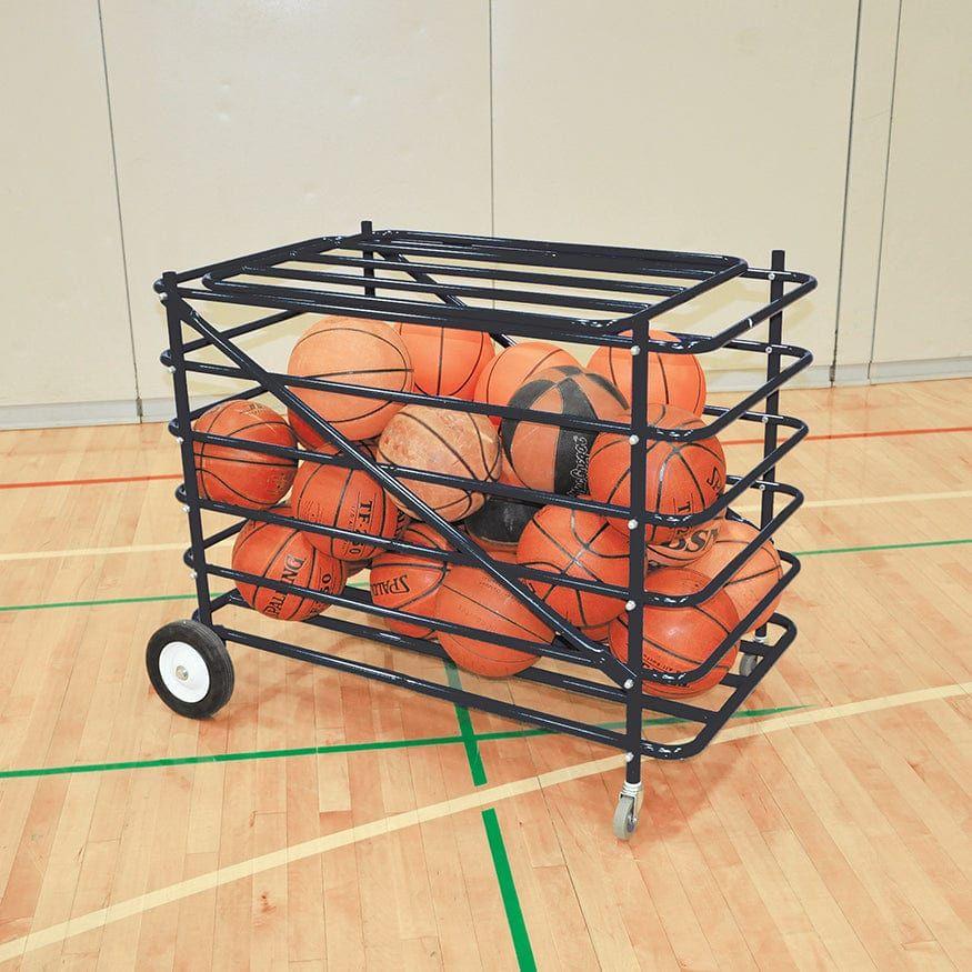 Jaypro Atlas Series Double Ball Carrier W/ Mesh Hamper Insert BBABL-2