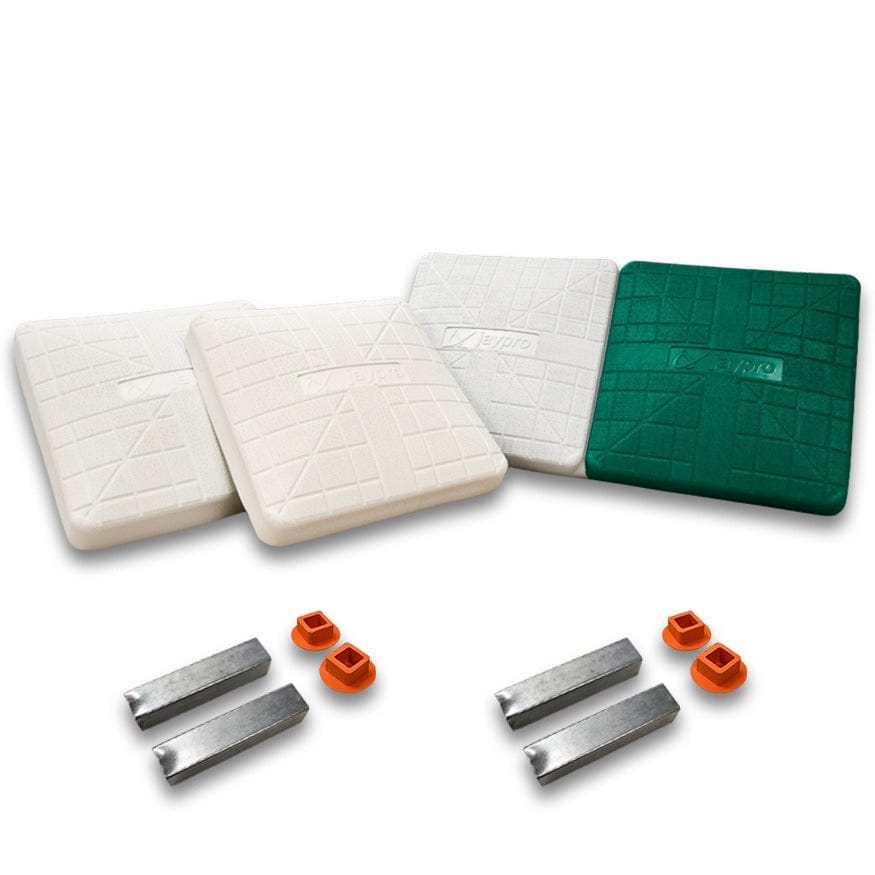 Jaypro Base Set with Double First Base - Pro-Style Hollywood BB-600GR
