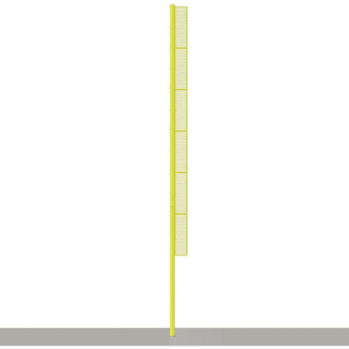 Jaypro Baseball Foul Poles - Professional (40') - (Surface Mount) (Yellow) BBFP-40SM