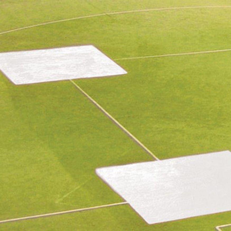 Jaypro Baseball Tarp with Ground Stakes (10' Square - 6 oz. Polyethylene) (3 Base) AFC-BC3