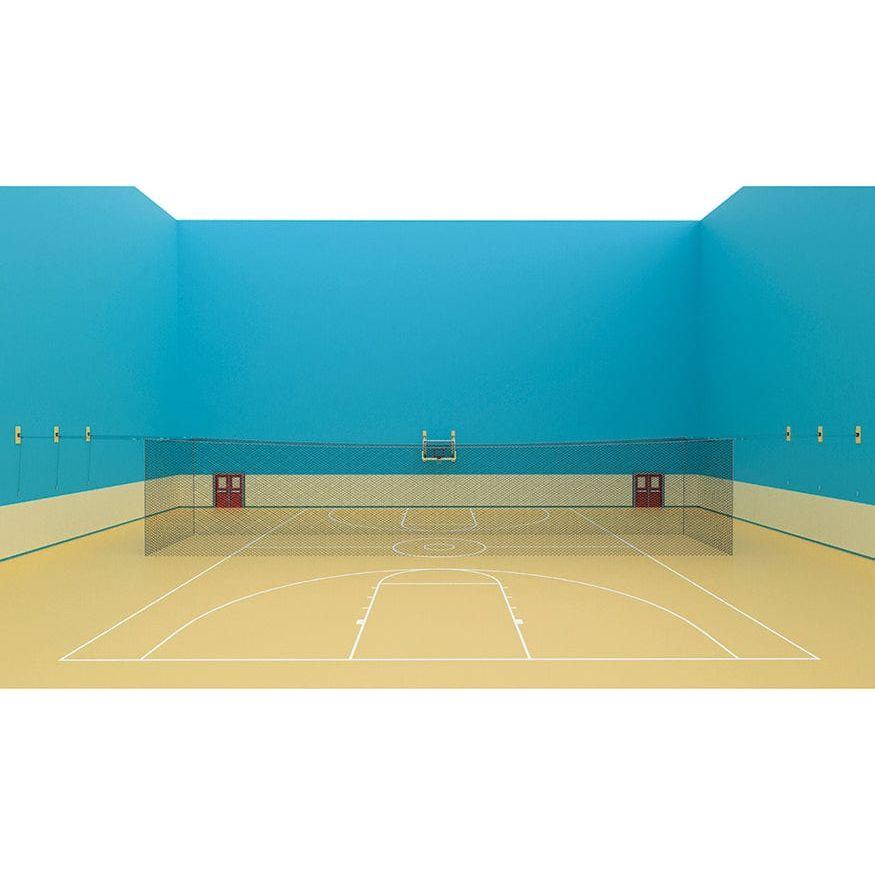 Jaypro Batting Cage (70'L x 14'W x 14'H) - Quick Set-Up (Indoor) BBC-QS70