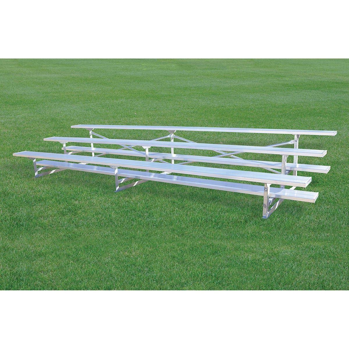 Jaypro Bleacher - 15' (3 Row - Single Foot Plank) - Standard, Outdoor BLCH-3