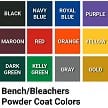Jaypro Bleacher - 27' (4 Row - Single Foot Plank) - Standard, Outdoor (Powder Coated) BLCH-427PC