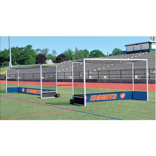 Jaypro Field Hockey Goal Package Official (7 ft.H x 12 ft.W x 4 ft.D) w/ graphics FHG-2ALSPKGDX