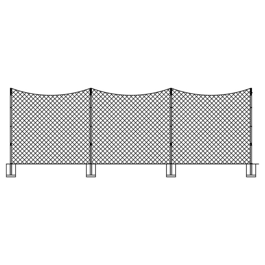 Jaypro FieldPro Soccer Net System FNSB-65