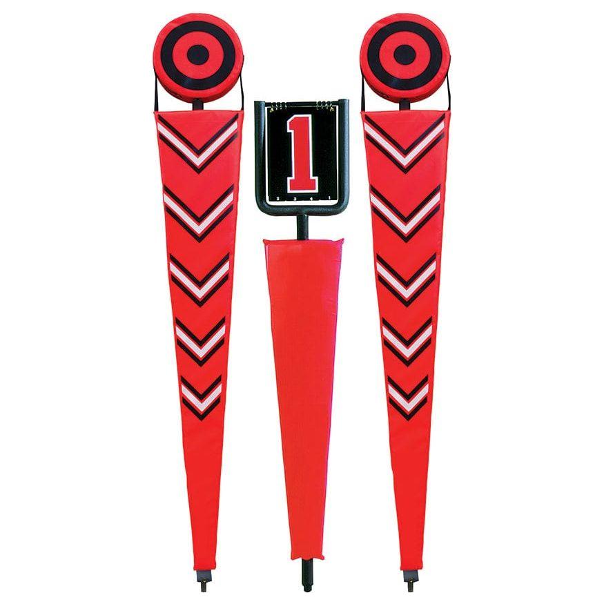 Jaypro Football Flip Down Indicator with 8' Chain Package FBCSPKG