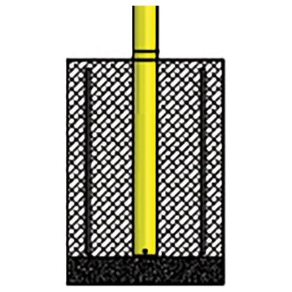 Jaypro Max-1 Football Goal Posts 20' Uprights 6' Offset (Semi-Permanent)