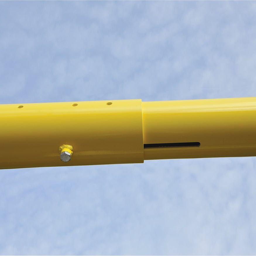 Jaypro Max-1 Football Goal Posts 20' Uprights 8' Offset (Leveling Plate)