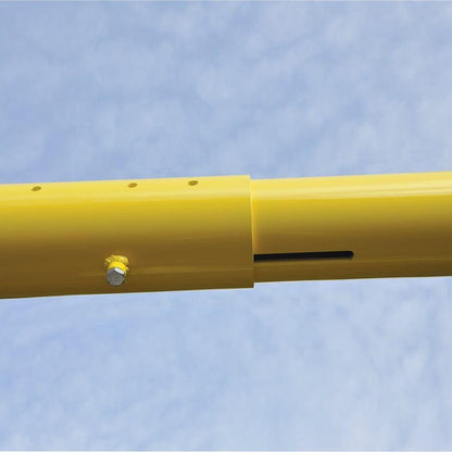 Jaypro Max-1 Football Goal Posts 20' Uprights 8' Offset (Leveling Plate)