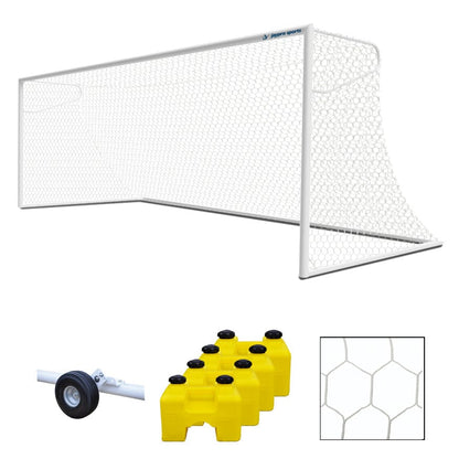 Jaypro Nova Premier Soccer Goal Package (8 ft.H x 24 ft.W x 4 ft.B x 10 ft.D) SGP-600PKG