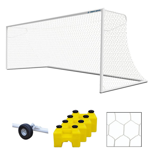 Jaypro Nova Premier Soccer Goal Package (8 ft.H x 24 ft.W x 4 ft.B x 10 ft.D) SGP-600PKG