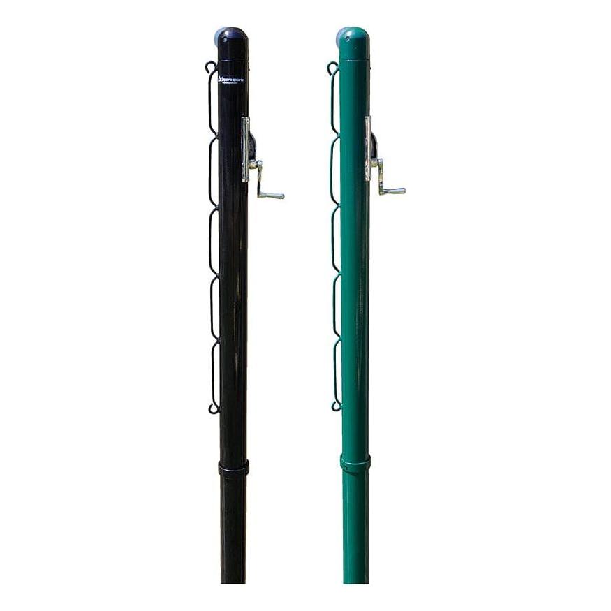 Jaypro Outdoor Tennis Posts (2-7/8 in. Post) Internal Winch (Round) TP278