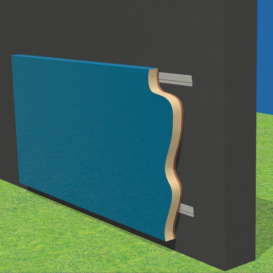Jaypro 4' High Outdoor Wall Padding