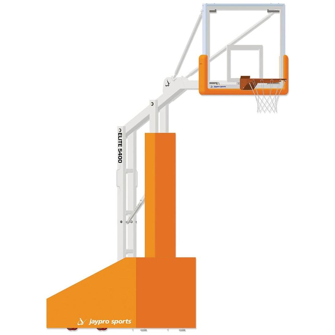 Jaypro Elite 5400 Portable Basketball System (4'6" Board Extension) PBEL54