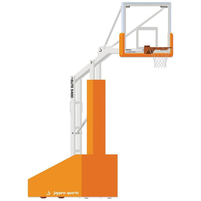 Jaypro Elite 5400 Portable Basketball System (4'6" Board Extension) PBEL54