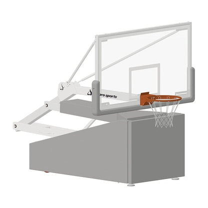Jaypro Elite 6600 Portable Basketball System (5'6" Board Extension) PBEL66