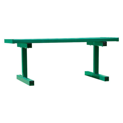 Jaypro Portable Courtside Bench - 5 ft. (Double Plank)(Powder Coated) DPB50PC