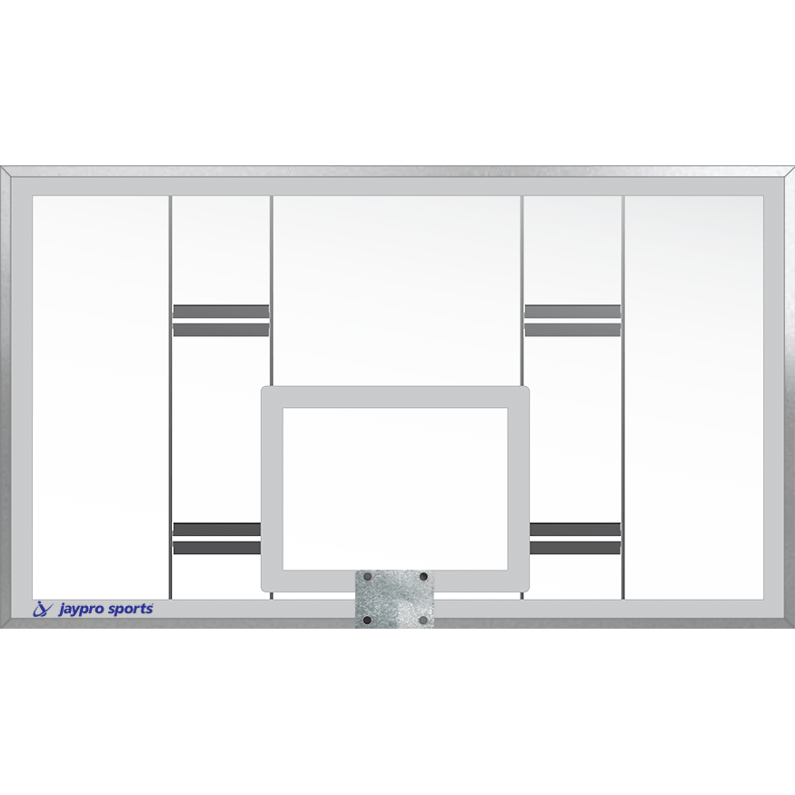 Jaypro Rectangular Conversion Glass Backboard GCBB-35