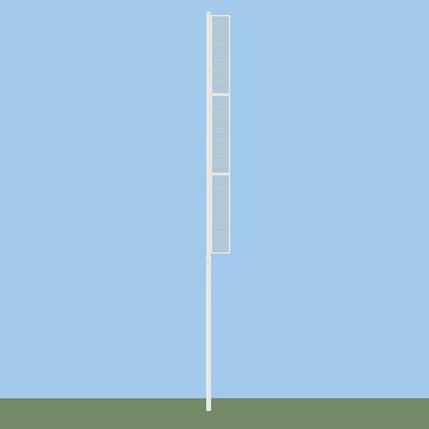 Jaypro Softball Foul Poles - 30' - (Professional) (Surface Mount) SBFP-30SM
