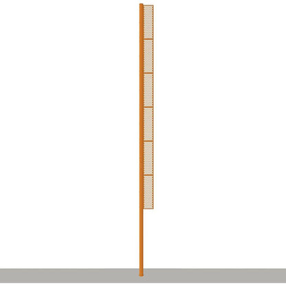 Jaypro Softball Foul Poles - 40' (Professional) (Surface Mount) SBFP-40SM