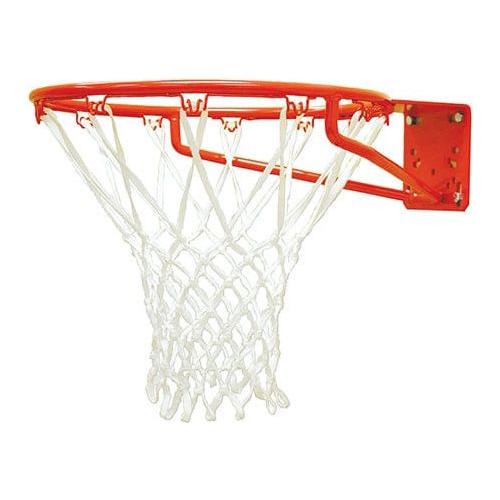 Jaypro Straight Post Basketball System (4-1/2" Pole with 4' Offset) 72"W x 42"H Steel Backboard