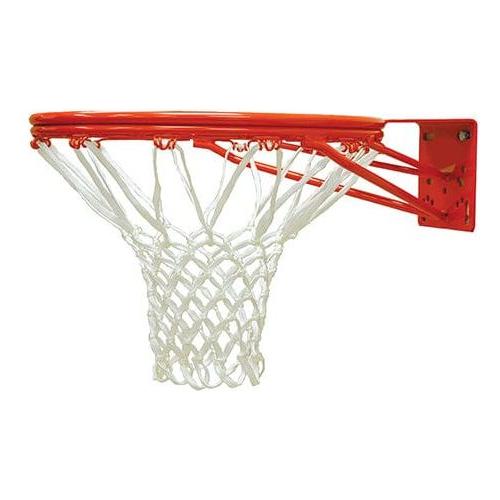 Jaypro Straight Post Basketball System (4-1/2" Pole with 4' Offset) 72"W x 42"H Steel Backboard