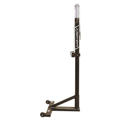 Jaypro T-Base Competition Volleyball Net System w/ Graphics (FeatherLite Pin-Stop Height Adjust Upright)