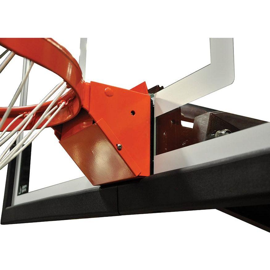 Jaypro Titan Basketball System Adjustable Series 6 in.x 6 in. Pole with 4 ft. Offset 72 in. Backboard CVAC66