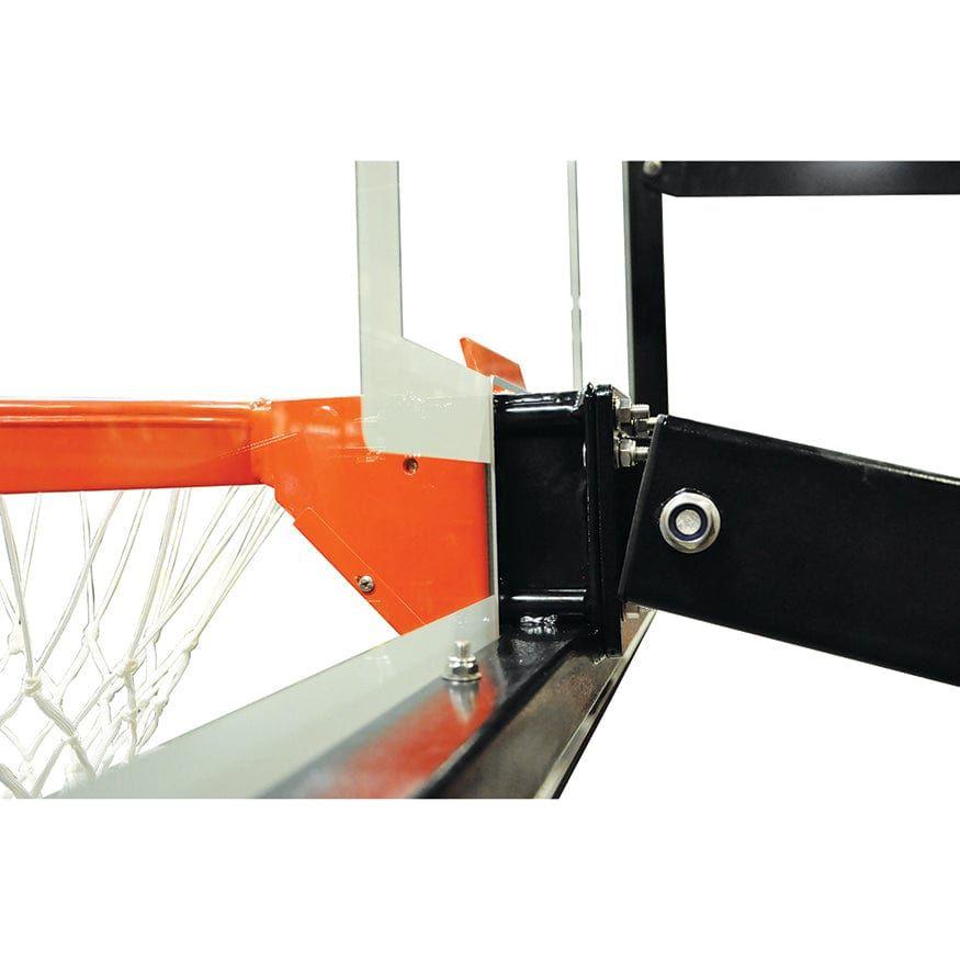 Jaypro Titan Basketball System Adjustable Series 6 in.x 6 in. Pole with 4 ft. Offset 72 in. Backboard CVAC66
