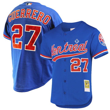 Vladimir Guerrero Sr. Montreal Expos Autographed Cooperstown Jersey