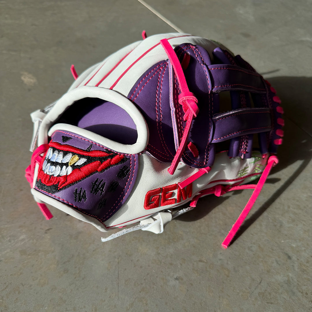 Gem Gloves Softball Fielding Glove - GEM087 Joker 2.0 White