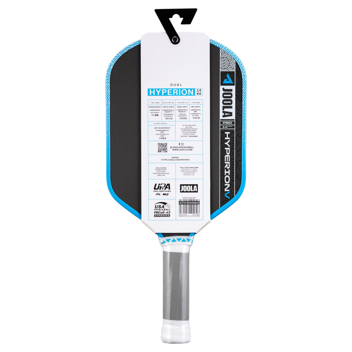 Joola Hyperion Pro V Ben Johns 14mm Paddle