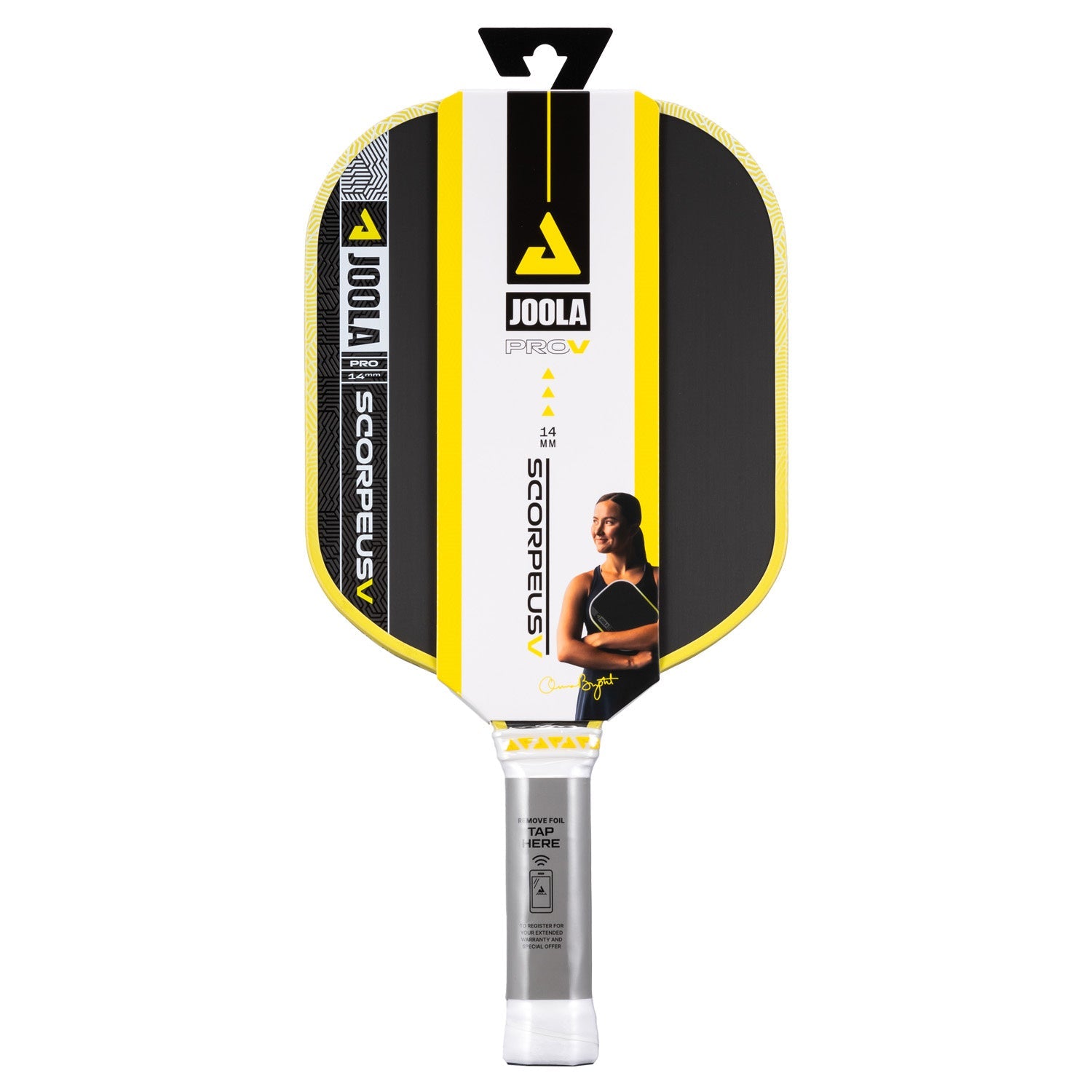 JOOLA Scorpeus Pro V Anna Bright 14mm Paddle