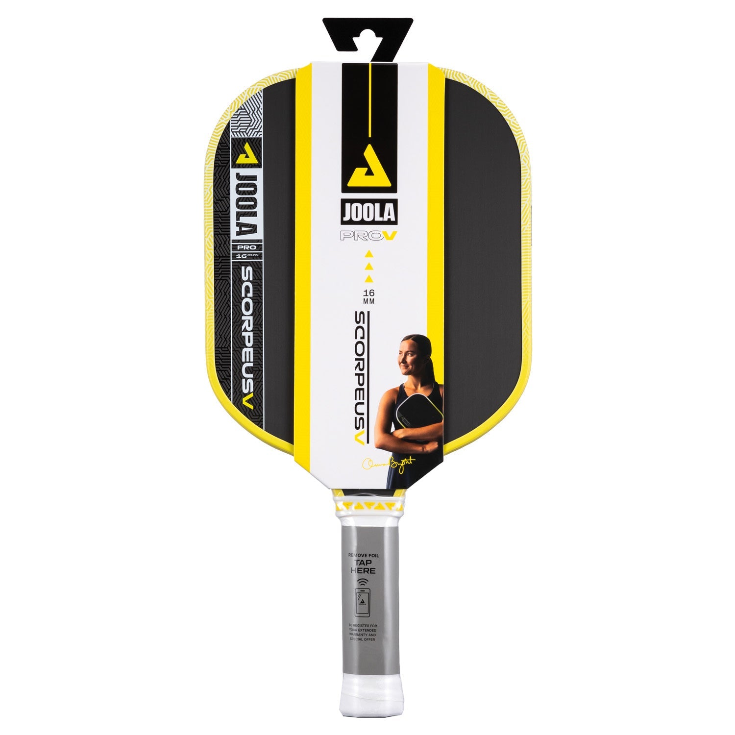 JOOLA Scorpeus Pro V Anna Bright 16mm Paddle