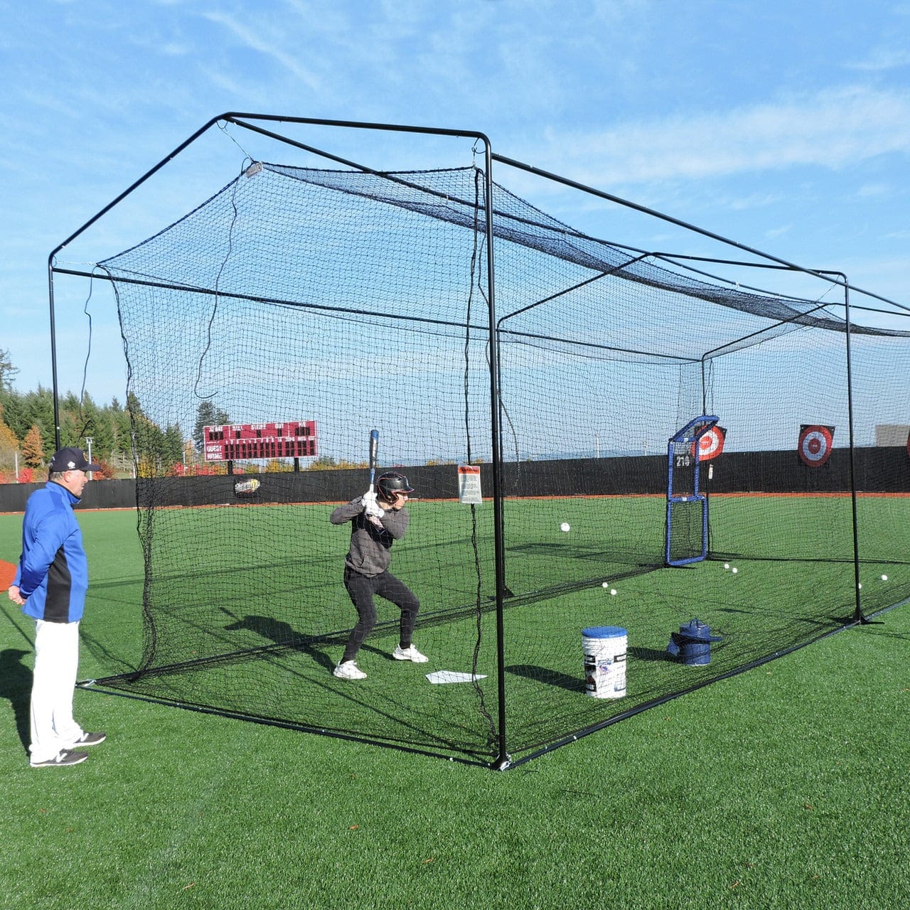 JUGS Free Standing Short-Toss Cage 35'L x 12'W x 12'H A5040