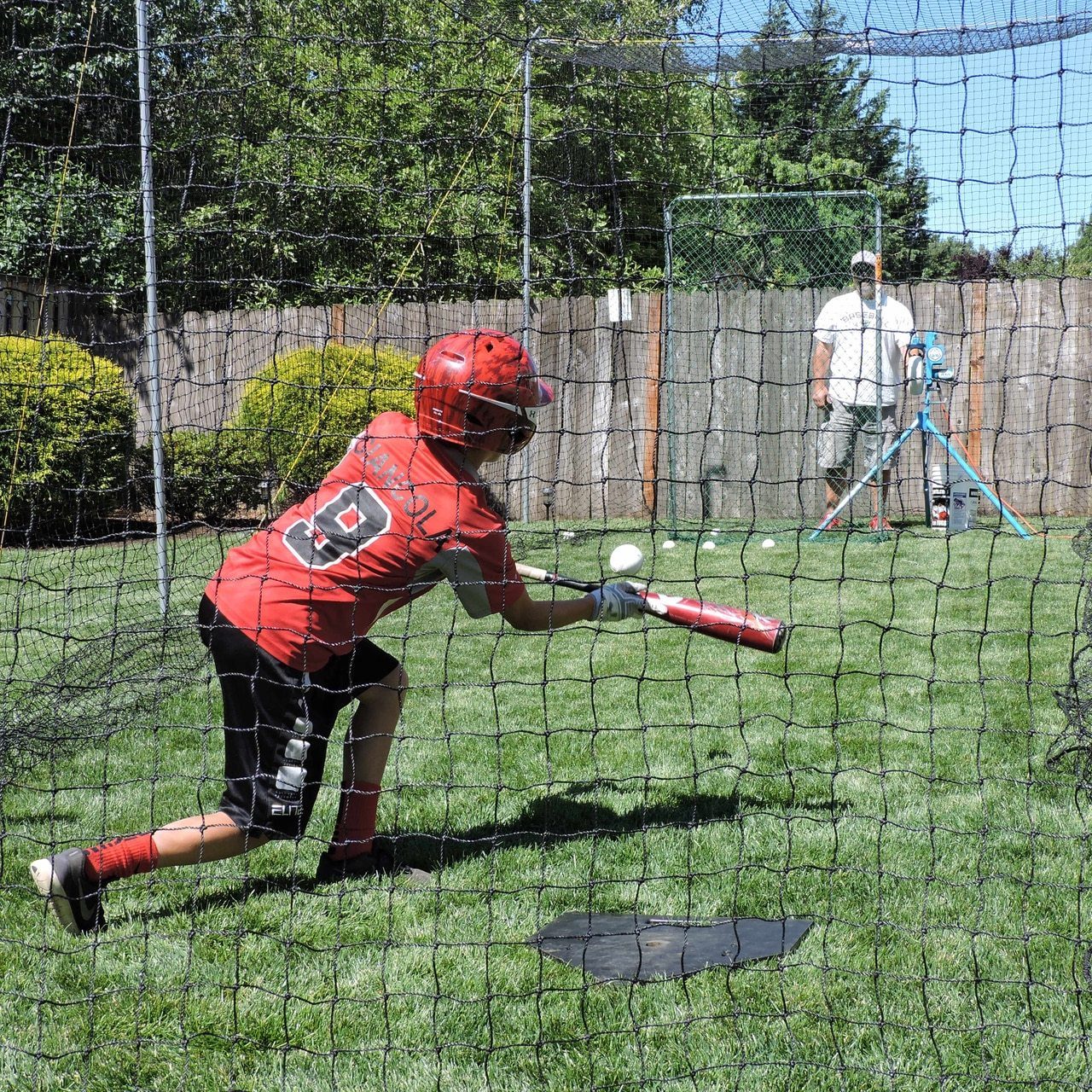 Jugs Hit at Home Complete Backyard Batting Cage