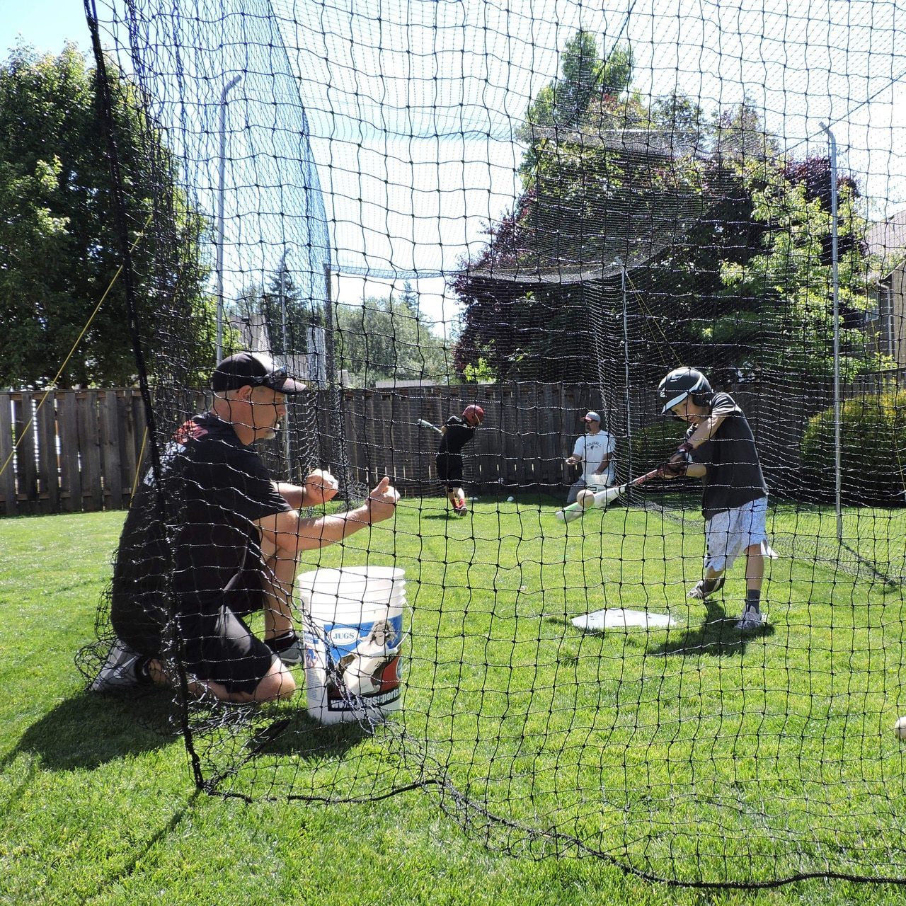 Jugs Hit at Home Complete Backyard Batting Cage