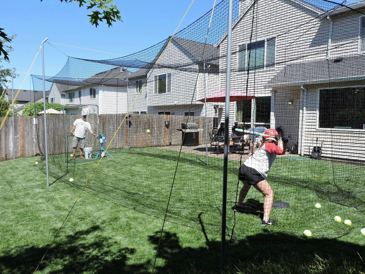 Jugs Hit at Home Complete Backyard Batting Cage