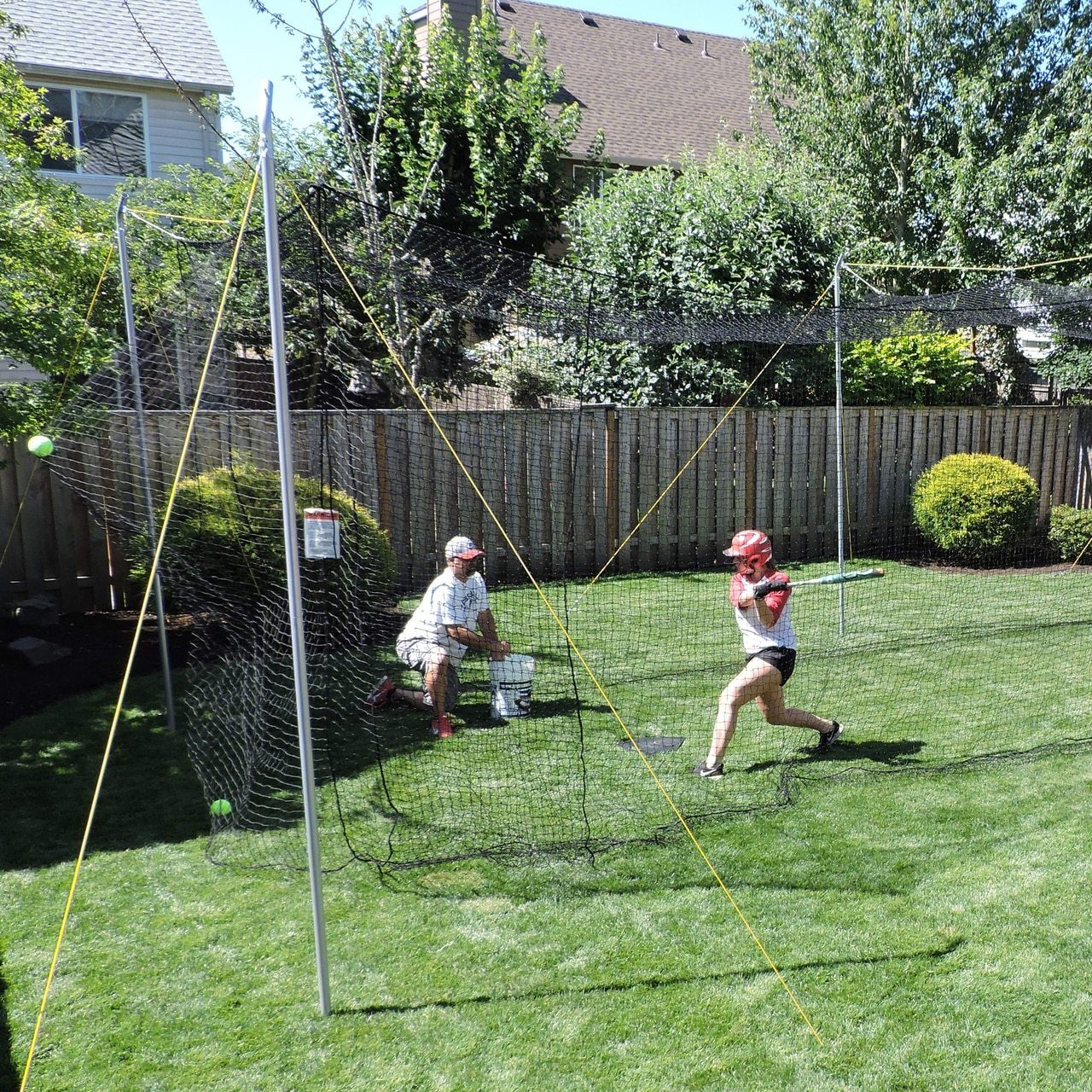 Jugs Hit at Home Complete Backyard Batting Cage