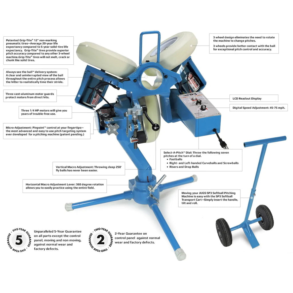 Jugs SP3 Softball Pitching Machine