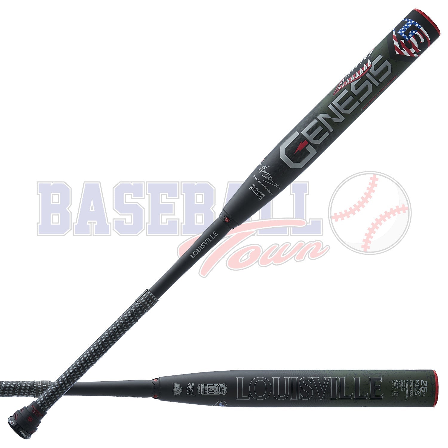 2025 Genesis Matt Brady 2.0 USSSA 12" Barrel Maxload Slowpitch Bat