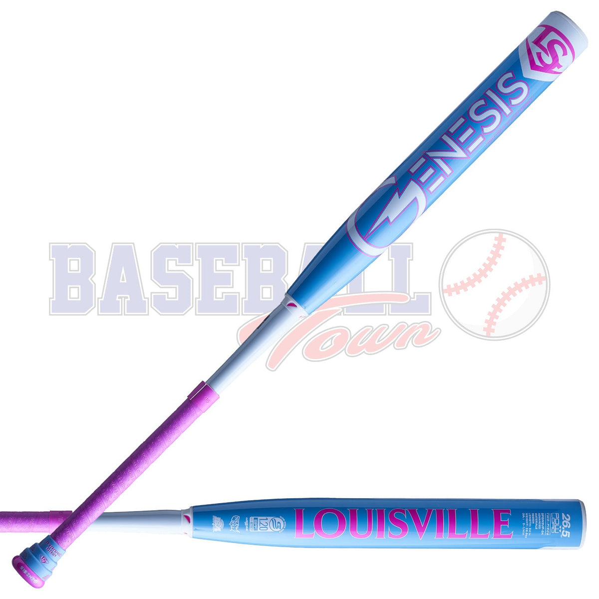 2024 Genesis 2-Piece Bubble Gum Powerload 13" Barrel USSSA Slowpitch Bat