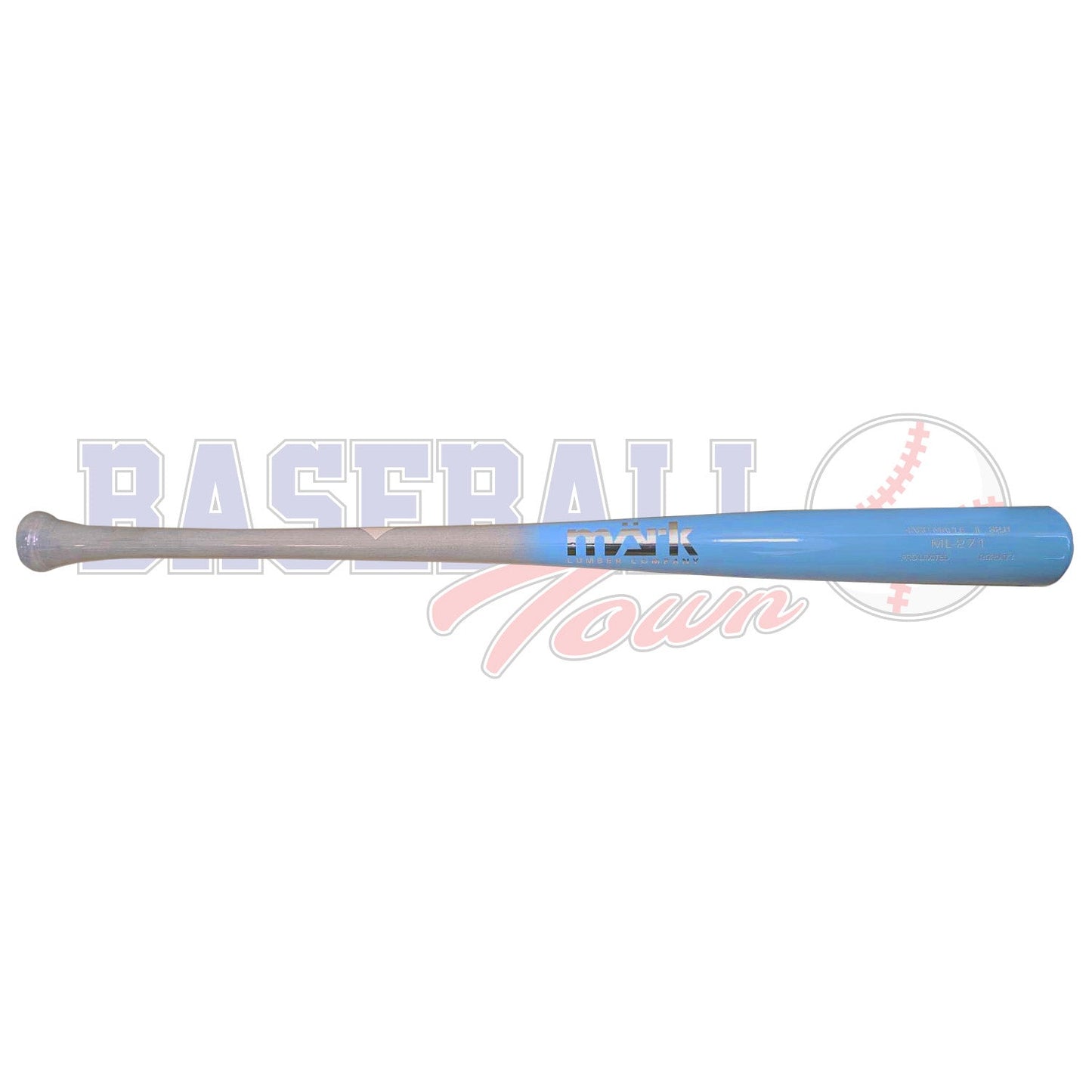 ML-271 Hot Lineup Baby Blue Fade Light Grey Maple Baseball Bat
